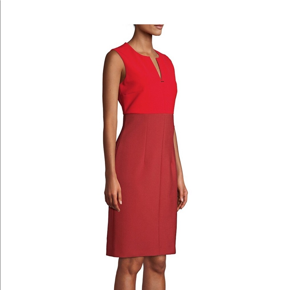 Hugo Boss Red Daedalus Dress Size 10 NWT